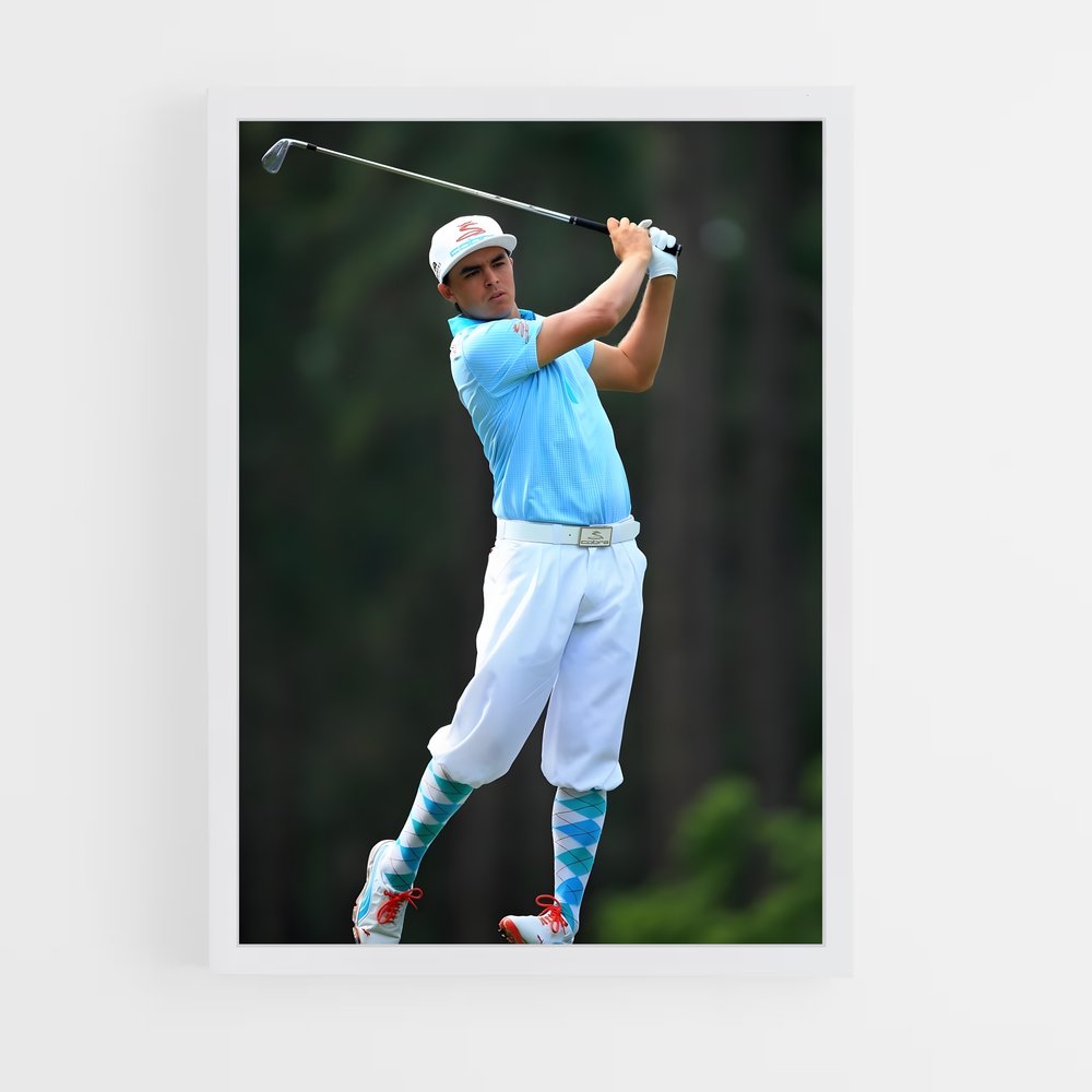 Poster Rickie fowler golfeur (vue 3)